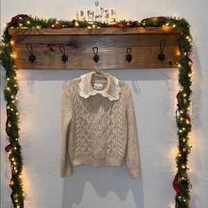 ZARA Cable Knit Sweater - Cream size 11-12